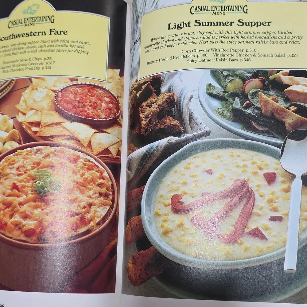 Land O Lakes Treasury Of Country Heritage Meals & Menus Cookbook